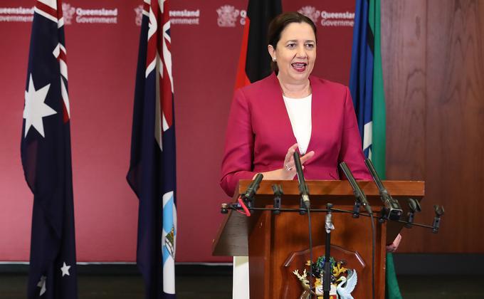 昆州州长Annastacia Palaszczuk表示,7月可能会重新开放边界。(图片来源:Jono Searle/Getty Images)